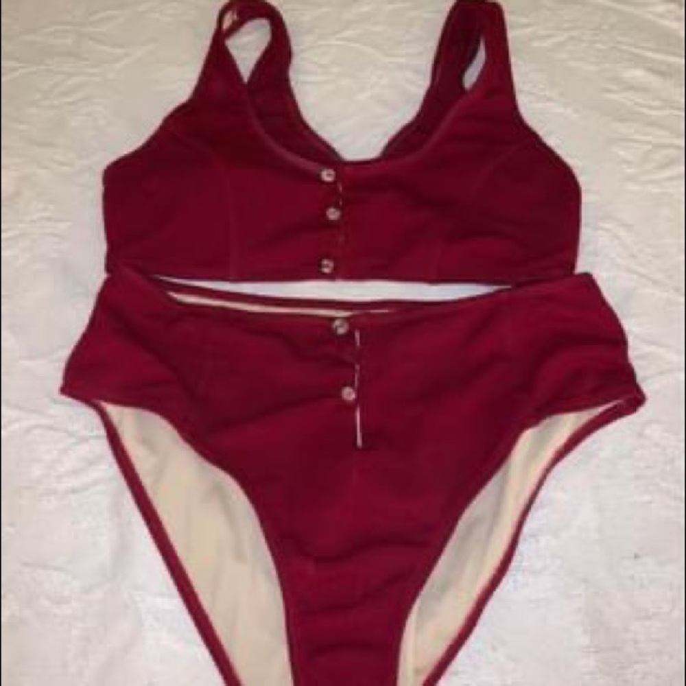 Large Maroon bikini